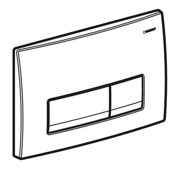 Панель змиву Geberit Delta50 білий (115.119.11.1) - picture 2