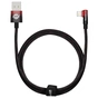 Кабель Baseus MVP 2 USB - Lightning (M/M), 2.4A, 1 м Black/Red (CAVP000020) - уменьшенное изображение 1