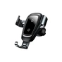 Універсальний автотримач Baseus Metal Gravity with technology Qi 10W (WXYL-B0A) - зменшене зображення 1