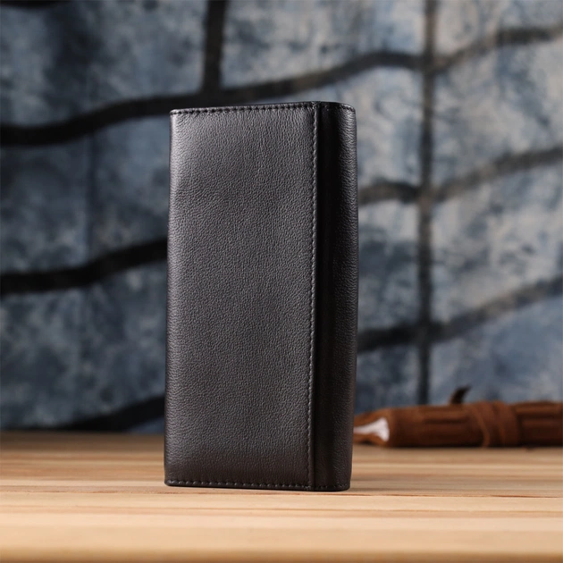 Гаманець ST Leather З натуральної шкіри Чорний (23088) - picture 11