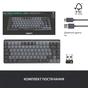 Клавіатура Logitech MX Mechanical Mini Minimalist UA Graphite (920-010780) - зменшене зображення 12