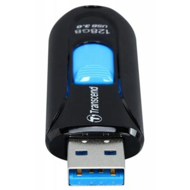 USB флеш накопичувач Transcend 128GB JetFlash 790 Black USB 3.0 (TS128GJF790K) - зображення 4