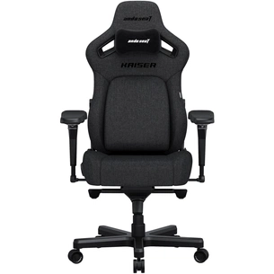 Крісло ігрове Anda Seat Kaiser 4 Linen Fabric Size L Dark Gray (AD12YDDC-L-20-GB-CF) зображення 1