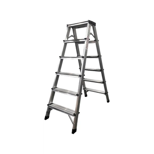 Драбина GTM 6сх. верхня сходинка 1,18м, двостороння (KMH1206) зображення 1