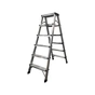 Драбина GTM 6сх. верхня сходинка 1,18м, двостороння (KMH1206) - зменшене зображення 1