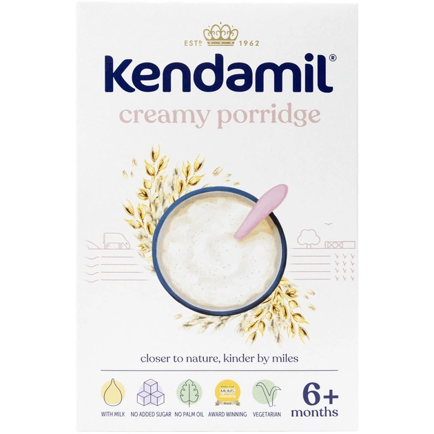 Дитяча каша Kendamil Молочна вершкова вівсяна з 6 місяців 150 г (92000149) - picture 1
