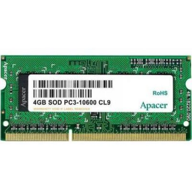 Модуль пам'яті для ноутбука SoDIMM DDR3L 4GB 1333 MHz Apacer (AS04GFA33C9TBGJ) - изображение 1
