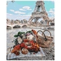 Картина по номерам Strateg Пікнік під Ейфелевою вежею 40х50 см (SY6088) - зменшене зображення 1