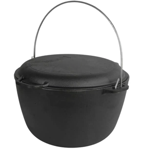 Котел туристичний Brizoll чавунний з кришкою-сковородою10 л (KT10-2) зображення 1