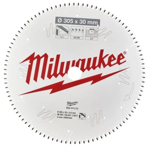 Диск пильний Milwaukee Alu PFTE, діаметр 305х30х3,0мм, 96 зуб. (4932471323) зображення 1