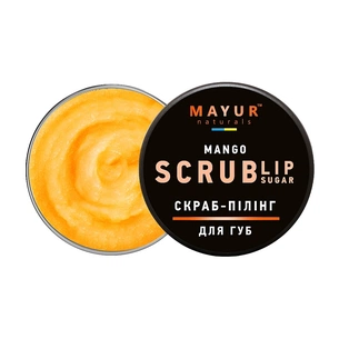 Скраб для губ Mayur Mango Lip Sugar Scrub Манговий десерт 15 г (4820230953251) изображение 1