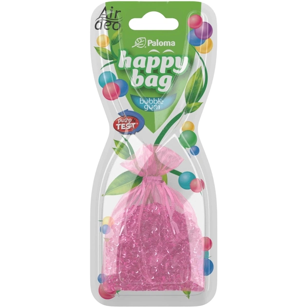 Ароматизатор для автомобіля Paloma Happy bag мішечок Бабл Гам - изображение 1