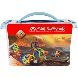 Конструктор Magplayer Набір 66 ел. (MPT-66) зображення 1
