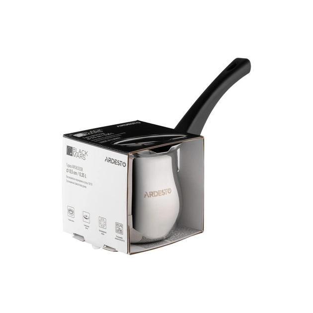 Турка Ardesto BLACK MARS нержавіюча сталь бакелітова ручка 0,35 л (AR0835SB) - picture 6