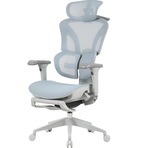 Кресло офисное OfficePro Elite OC950GLB Gray/Light Blue изображение 1