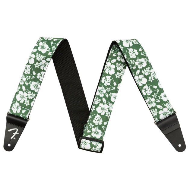 Ремінь для гітари Fender Strap 2" Hawaiian Straps Green Floral (236946) - picture 1