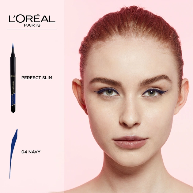 Підводка для очей L'Oreal Paris Superliner Perfect Slim 04 - Navy (3600523959846) - picture 6