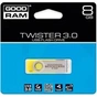 USB флеш накопичувач Goodram 8GB Twister Yellow USB 3.0 (PD8GH3GRTSYR9) - зменшене зображення 2