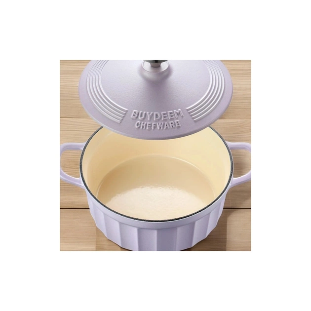 Гусятниця Buydeem CP521 Petal Purple чавунна емальована 2.9 л (CP521-PP) - picture 5