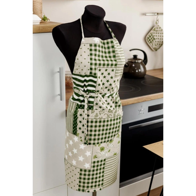Фартух Прованс Печворк зелений (031642) - picture 2