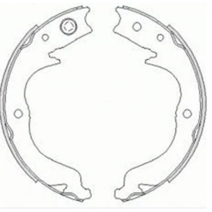 Гальмівні колодки Bosch 0 986 487 739 зображення 1