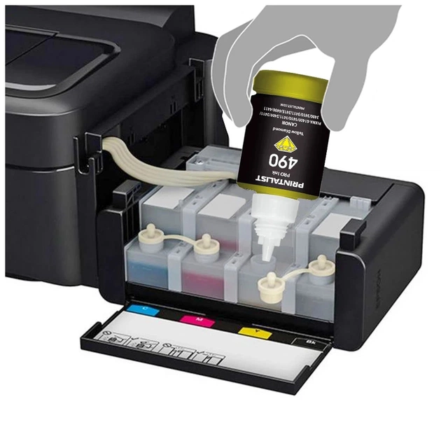 Чорнило Printalist Canon GI-490 для G1400/G2400/G3400 140г Magenta (PL490M) - picture 3