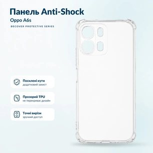 Чохол до мобільного телефона BeCover Anti-Shock Oppo A6s Clear (716092) зображення 1