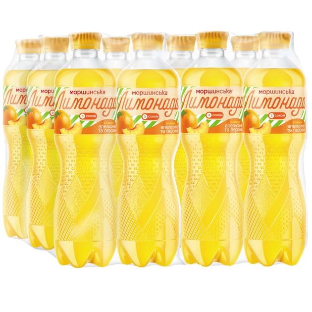 Напій Моршинська соковмісний Лимонада зі смаком Апельсин-Персик 0.5 л (4820017002745) - изображение 7