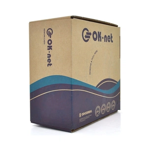 Кабель мережевий OK-Net U/UTP-cat.5Е 100м (КПВ-ВП (350) 4*2*0,51 / 100) изображение 1