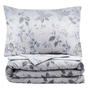 Постільна білизна Ardesto Gloria сатин польові квіти, сірий світлий євро 200х220 (ART2022WF) - уменьшенное изображение 2