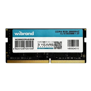 Модуль пам'яті для ноутбука SoDIMM DDR4 8GB 2666 MHz Wibrand (WI2666DDR4S/8GB) зображення 1