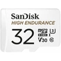 Карта пам'яті SanDisk 32GB microSDHC class 10 UHS-I U3 V30 High Endurance (SDSQQNR-032G-GN6IA) - зменшене зображення 1