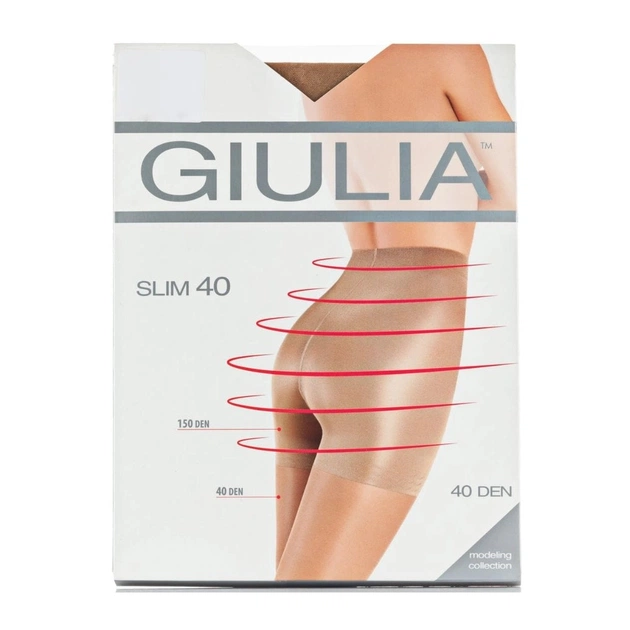 Колготи Giulia Slim 40 Den Cappuccino - 4 (4824092067347) - зображення 1