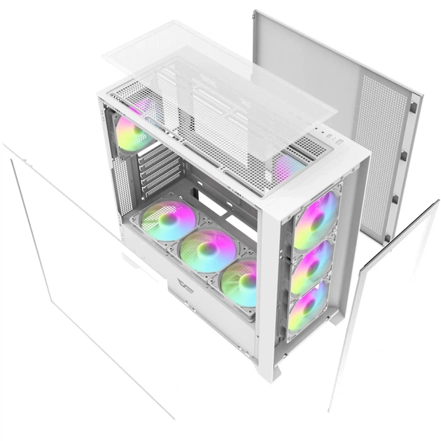 Корпус для ПК DARKFLASH DRX90 GLASS WHITE - изображение 8