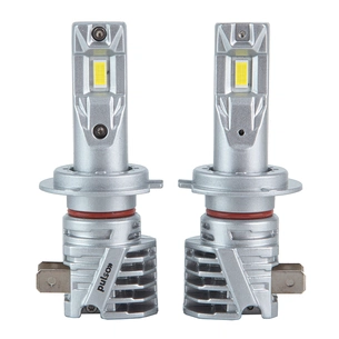 Автолампа PULSO LED-chips 7535/9-18v/2x28w/6000Lm/6500K (M6-H7) зображення 1
