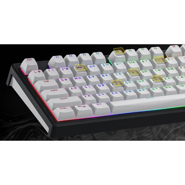 Клавіатура Hator Skyfall 80 Wireless Black/White (HTK3180UA) - picture 8