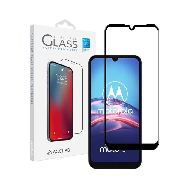 Стекло защитное ACCLAB Full Glue MOTO E6s (1283126509025) - изображение 1