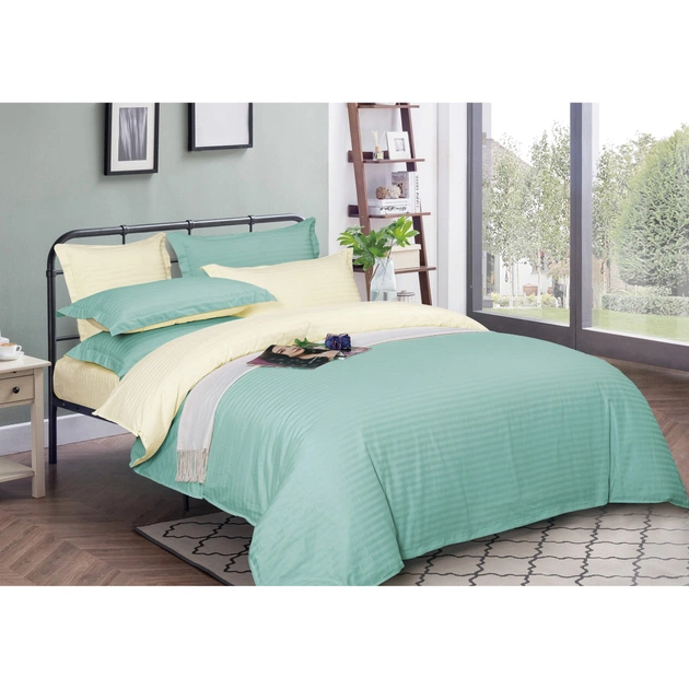 Підковдра MirSon Satin Stripe 30-0014 + 30-0002 Fleshly 175х210 см (2200005260234) - зображення 1