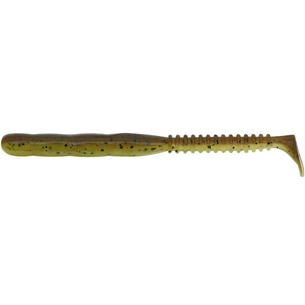 Силікон рибальський Reins Rockvibe Shad 4" B08 Green Pumpkin Chart Melon (9 шт/уп.) (1552.08.98) зображення 1