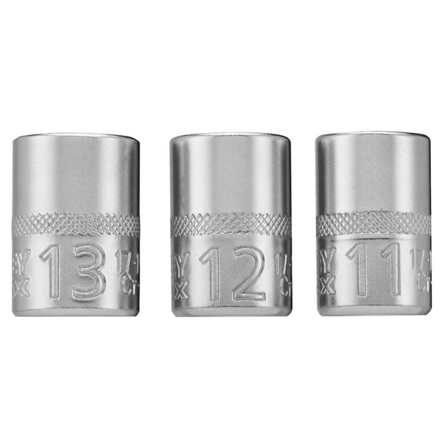 Набір торцевих головок Stanley торцевих 1/4" Maxi Drive, із шестигранним профілем, 3 шт: 11, 12, 13 мм. (FMMT17092-0) - picture 7