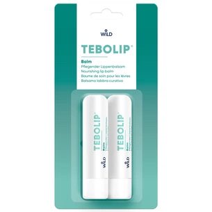 Бальзам для губ Dr. Wild TeboLip з олією чайного дерева Melaleuca Alternifolia 2 х 5 г (7611841700788) зображення 1
