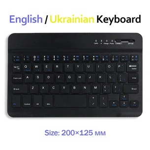 Клавіатура BeCover Bluetooth UA Black (713408) зображення 1