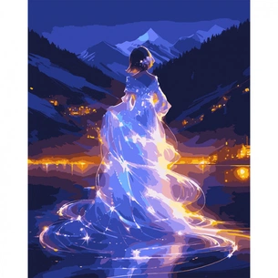 Картина по номерам Santi Сяюча краса, 40*50 см, LED підсвітка (955063) зображення 1