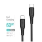 Дата кабель USB-C to USB-C 1.0m 3A 60W textured PVC black ColorWay (CW-CBPDCC094-BK) - зменшене зображення 4