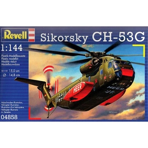 Збірна модель Revell Тяжкий транспортний вертоліт Sikorsky CH-53G 1:144 (4858) зображення 1