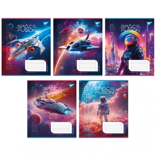 Зошит Yes Space fusion 24 аркушів клітинка (767022) зображення 1