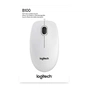 Мишка Logitech B100 White (910-003360) - зменшене зображення 4