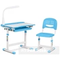 Парта зі стільцем FunDesk Cantare Blue - уменьшенное изображение 2