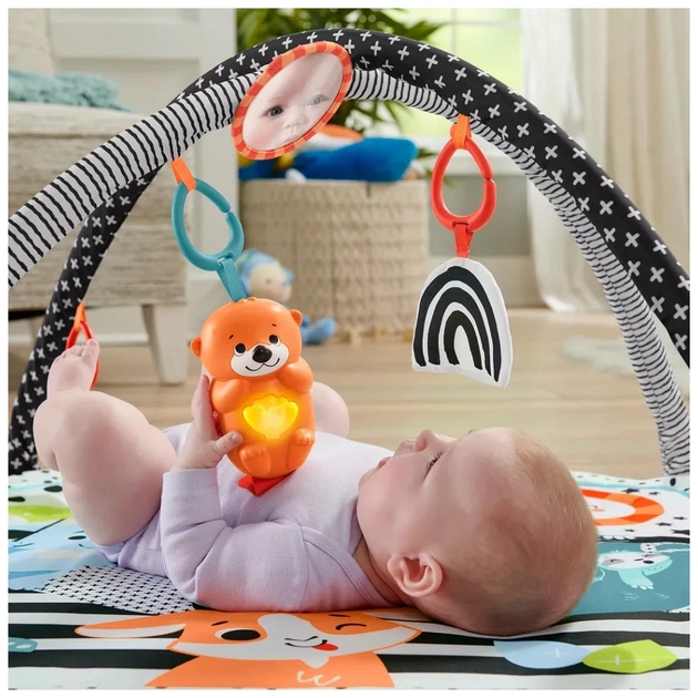 Дитячий килимок Fisher-Price ігровий центр Веселі розваги 3-в-1 (JMN72) - зображення 6