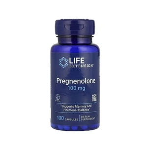 Витаминно-минеральный комплекс Life Extension Прегненолон, 100 мг, Pregnenolone, 100 капсул (LEX-70010) изображение 1